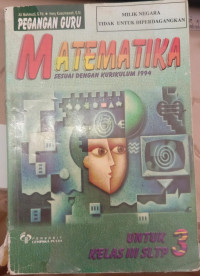 Image of Matematika Untuk Kelas III SLTP
